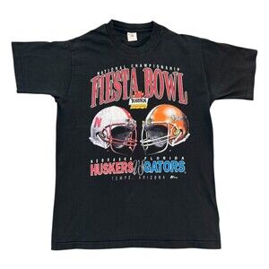 Vintage 1996 Fiesta Bowl National Champions Nebraska Florida shirt NCAA Football
